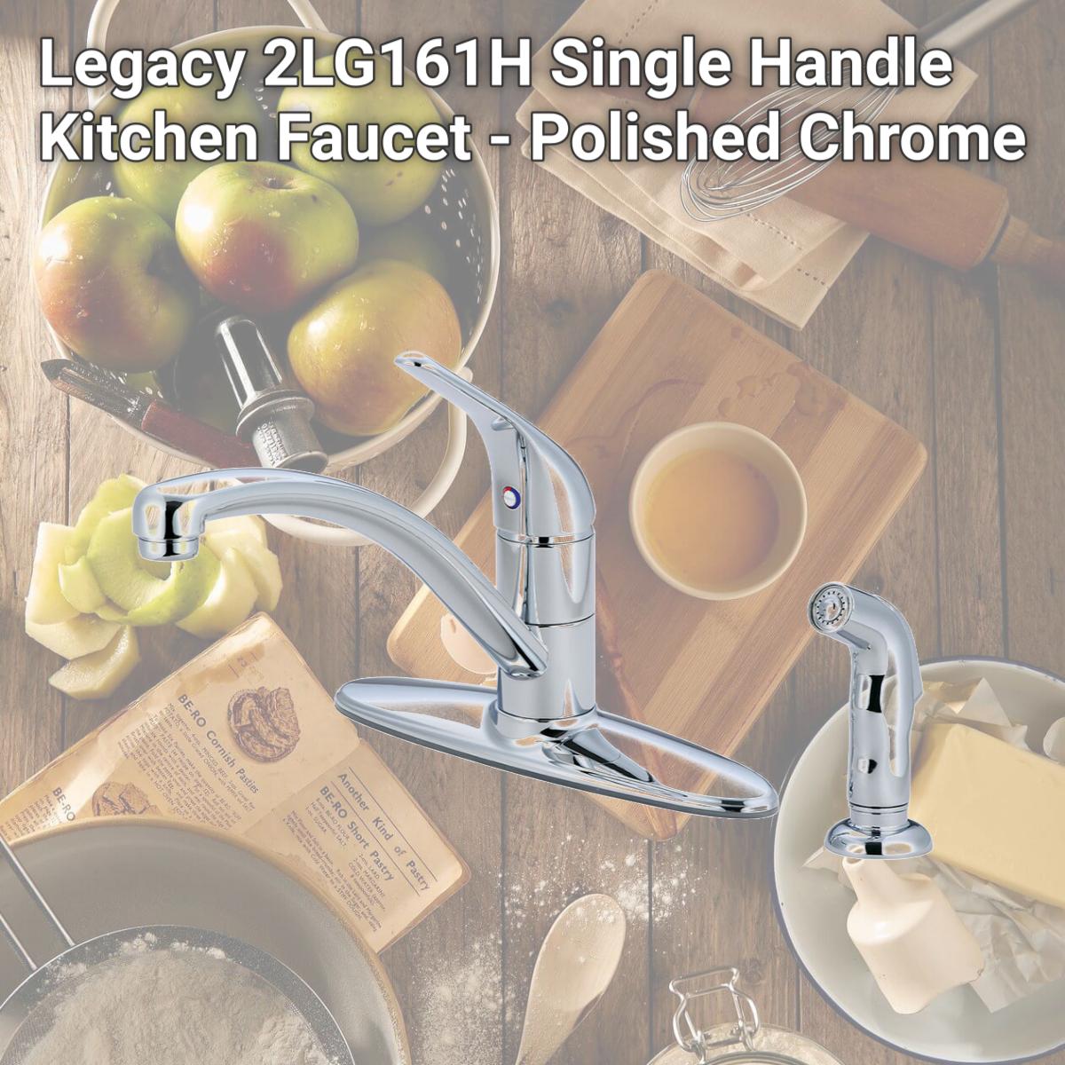 Picture of Legacy 2LG161H Single Handle Kitchen Faucet - Polished Chrome
