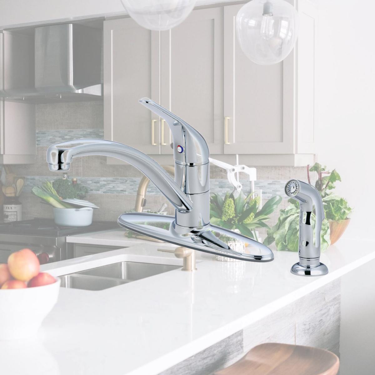Picture of Legacy 2LG161H Single Handle Kitchen Faucet - Polished Chrome