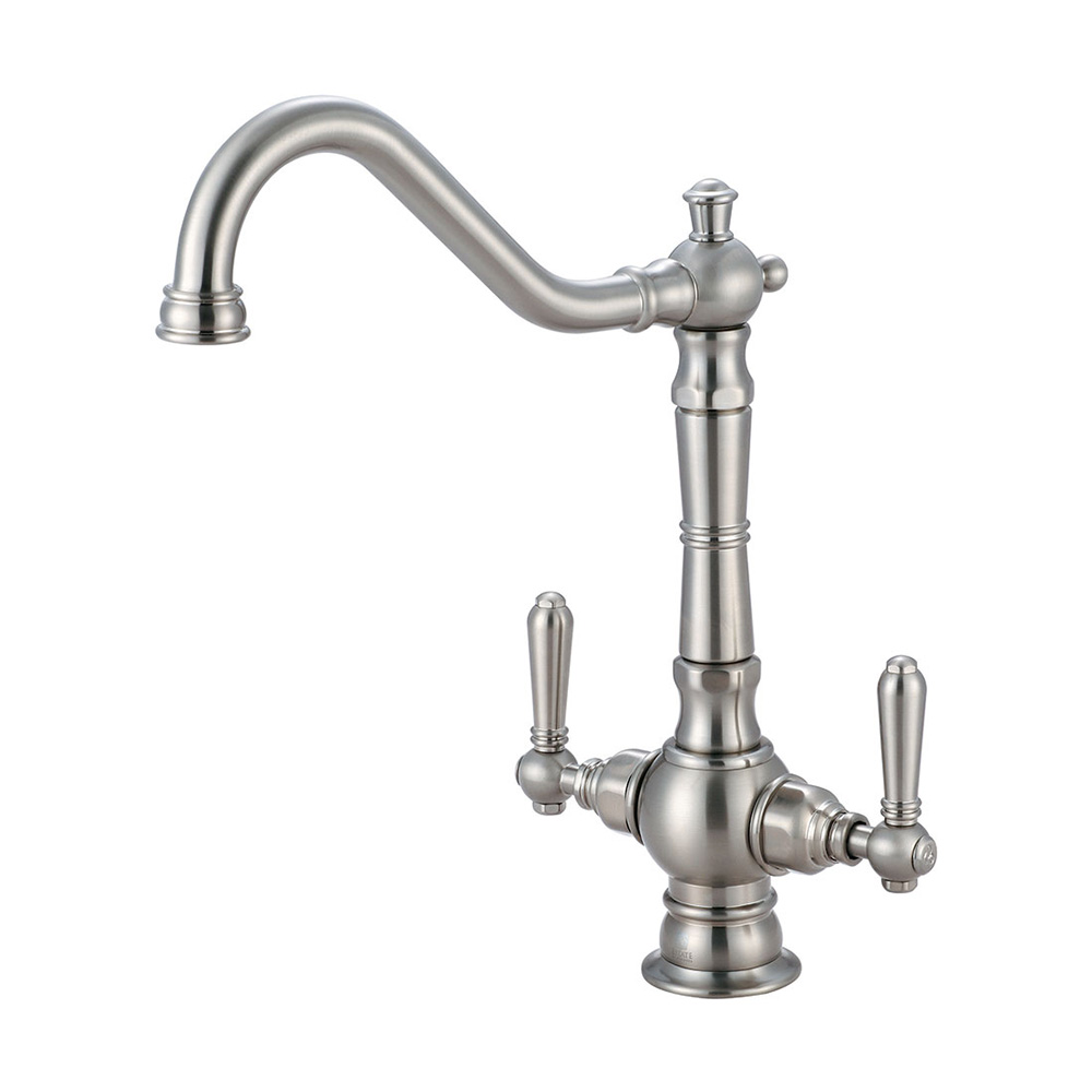 2am400-bn 1 Hole Two Handle Kitchen Faucet - Brushed Nickel