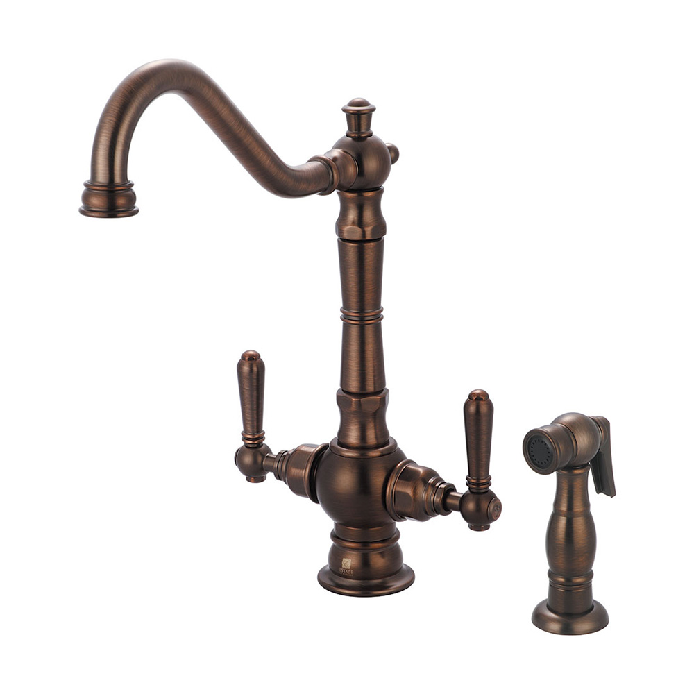 2am401-orb 2 Hole Two Handle Kitchen Faucet - Oil Rubbed Bronze