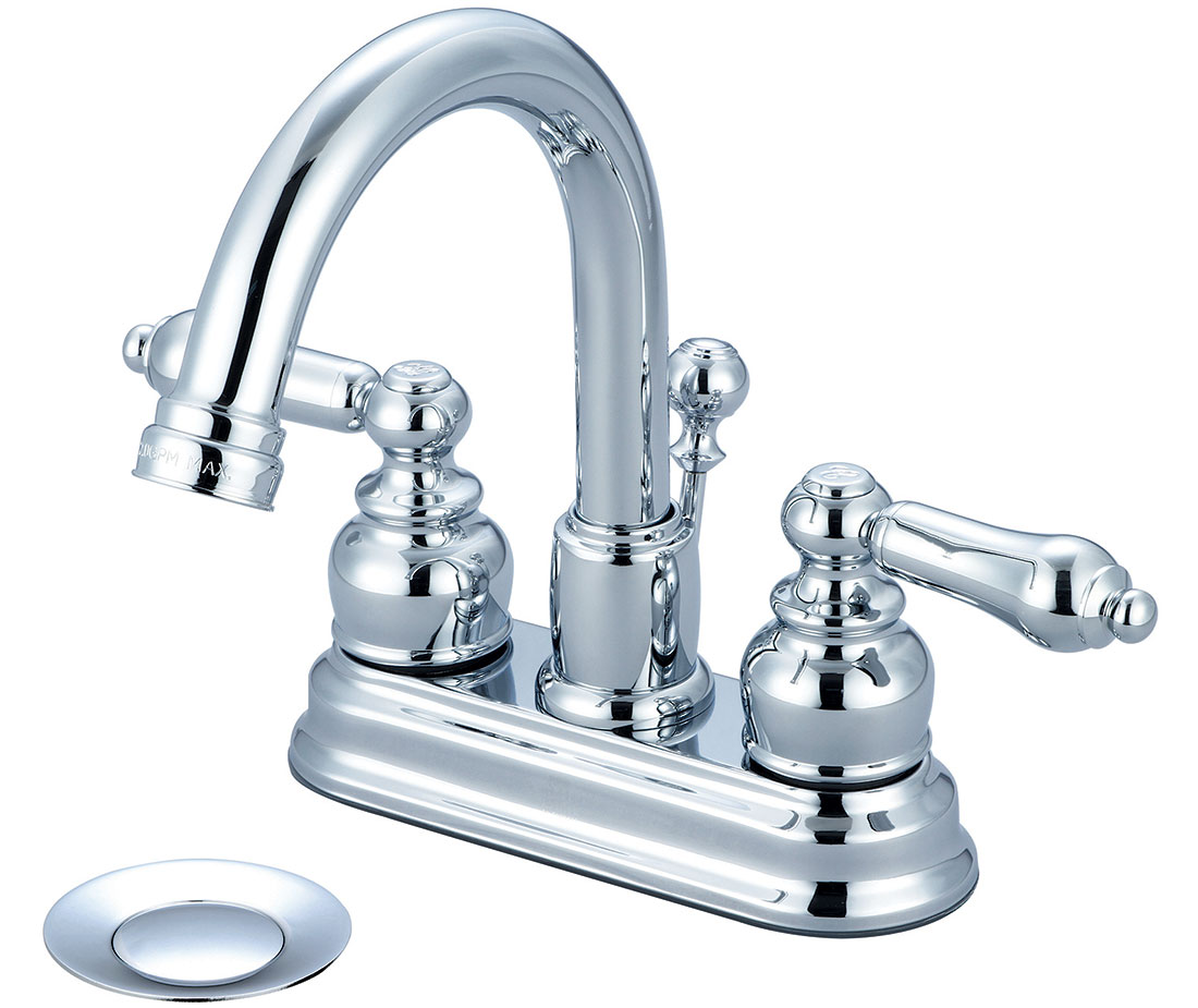 3br300 Two Handle Lavatory Faucet - Polished Chrome
