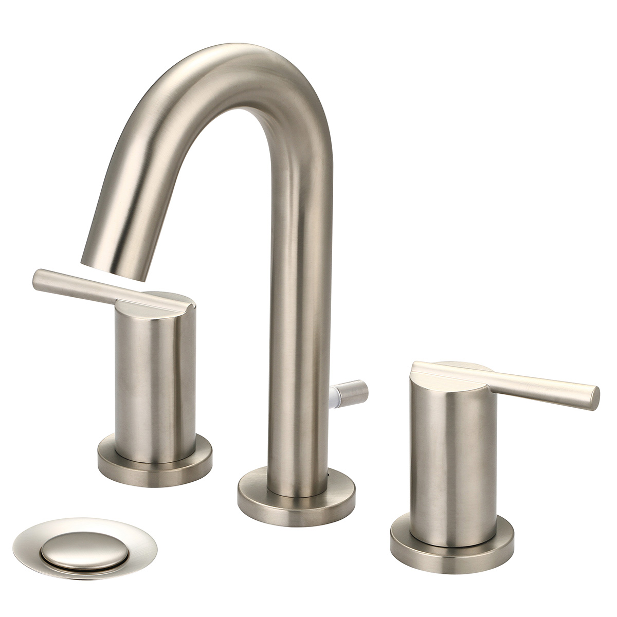 I2v L-7422-bn 4 In. Two Handle Lavatory Widespread Faucet - Brushed Nickel