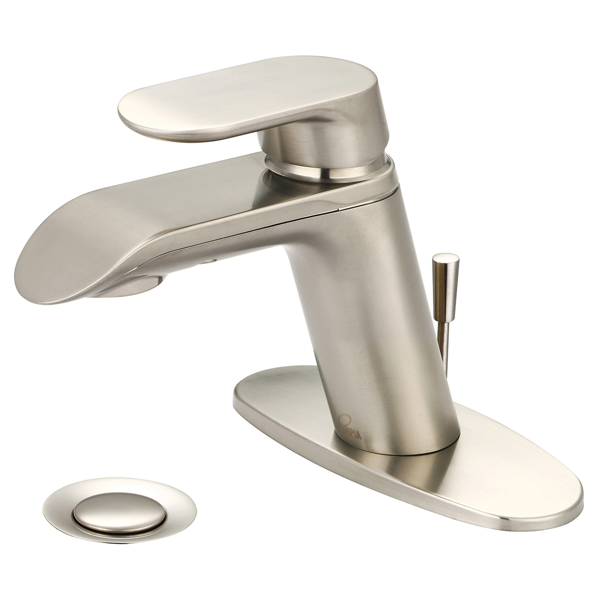 I1 L-6032-wd-bn 4.62 In. Single Handle Lavatory Faucet - Brushed Nickel