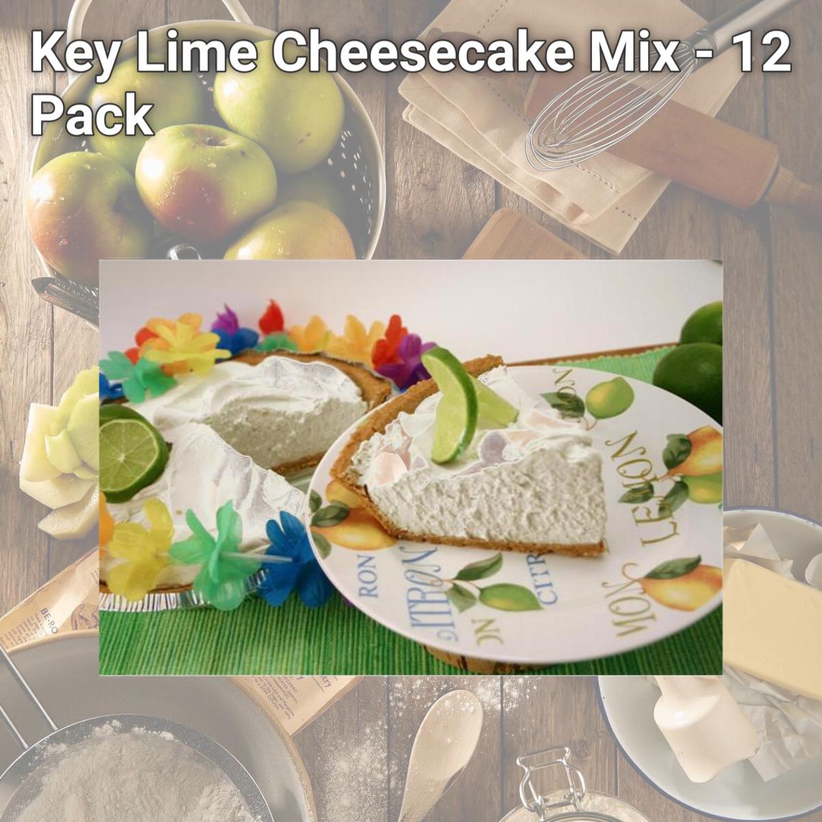 Picture of Just In Time Gourmet 20.1216 Key Lime Cheesecake Mix - 12 Pack