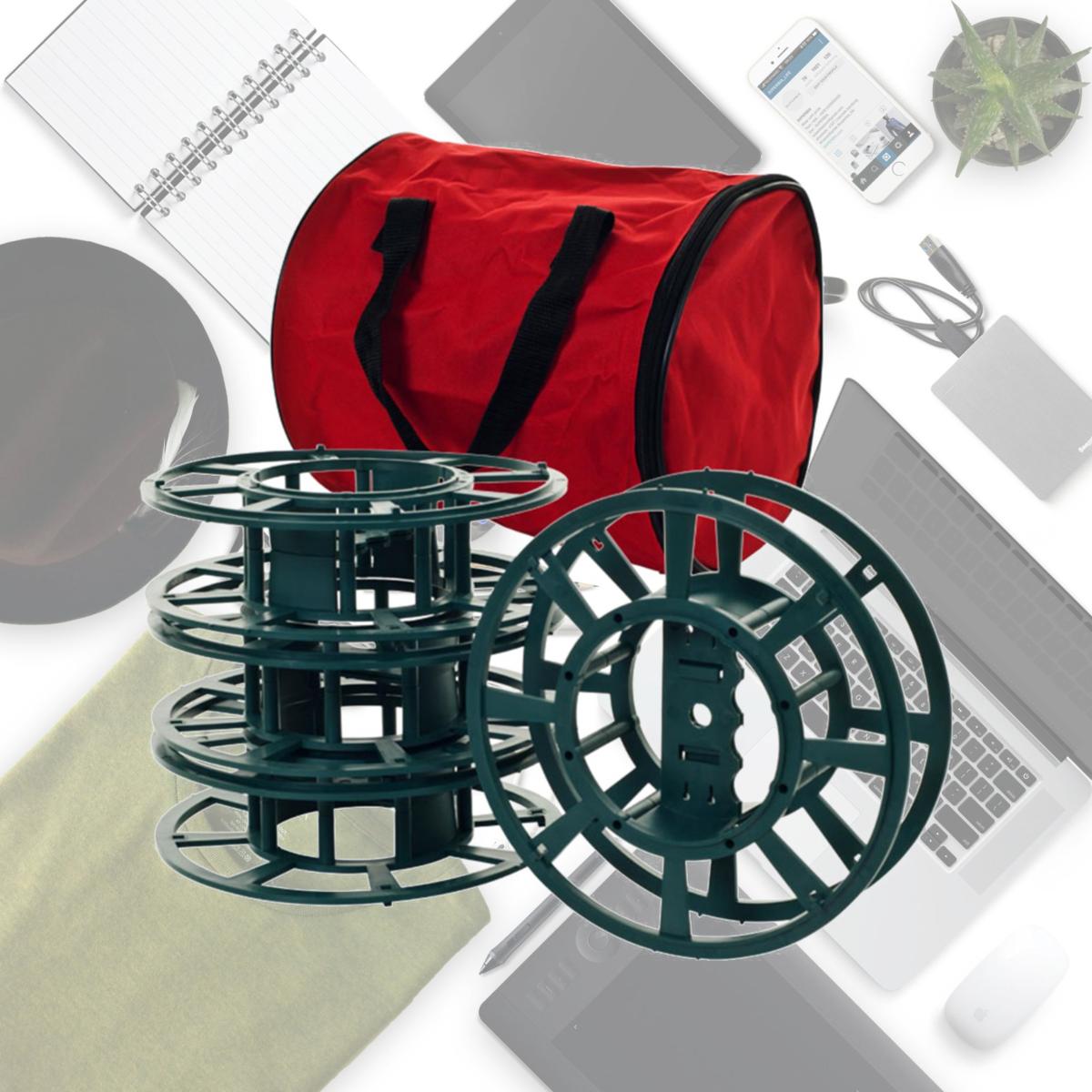 Picture of  Set of 4 Extension Cord or Christmas Light Reels with Bag