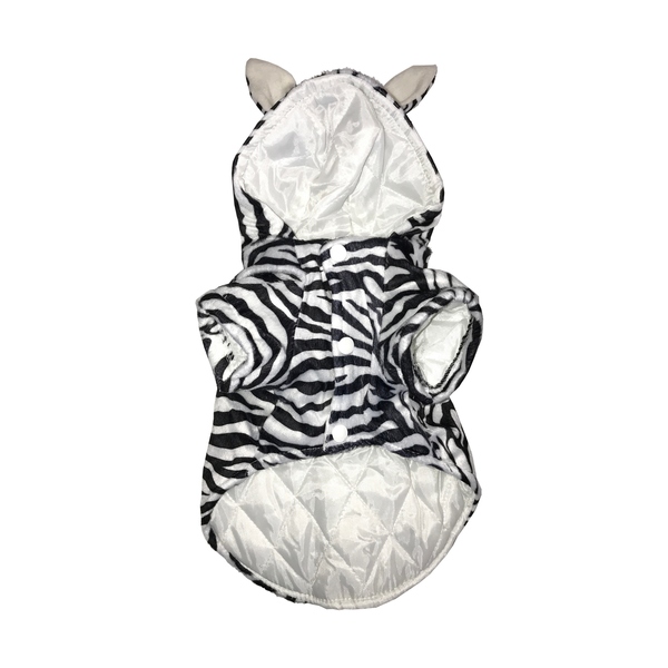 Dgzw201-m Zebra Hoodie, Black - Medium