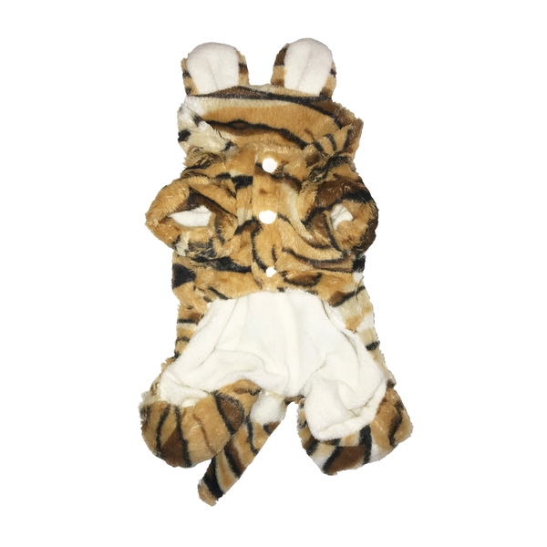 Dgzw200-xs Tiger Hoodie, Gold - Extra Small