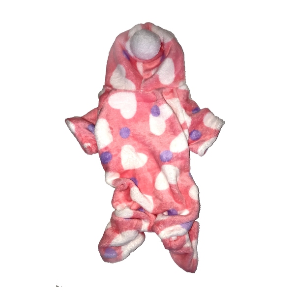 Dgpaj-h-m Heart Soft Pajama, Pink - Medium