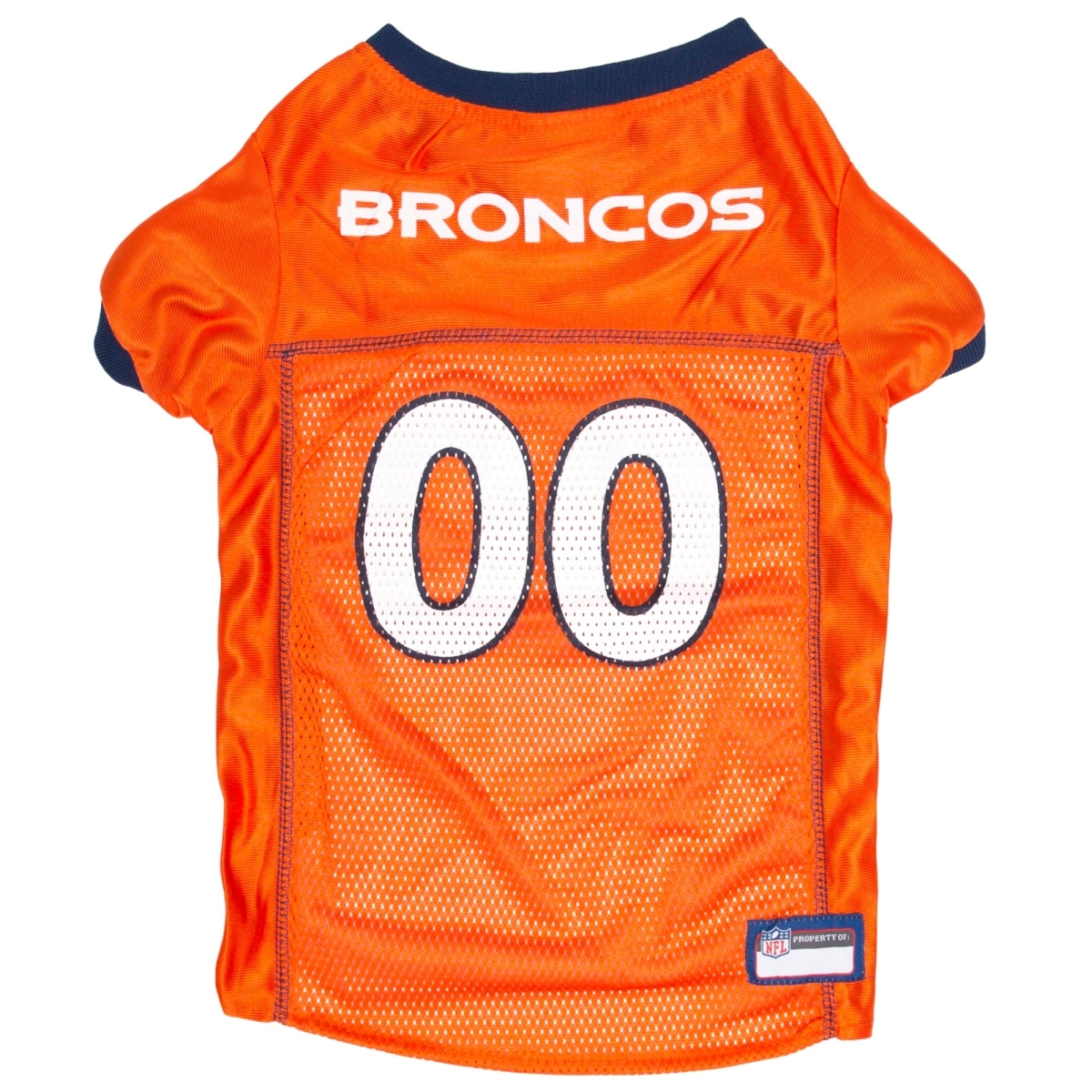 Dgden-4006-xs Denver Broncos Dog Jersey, Orange - Extra Small