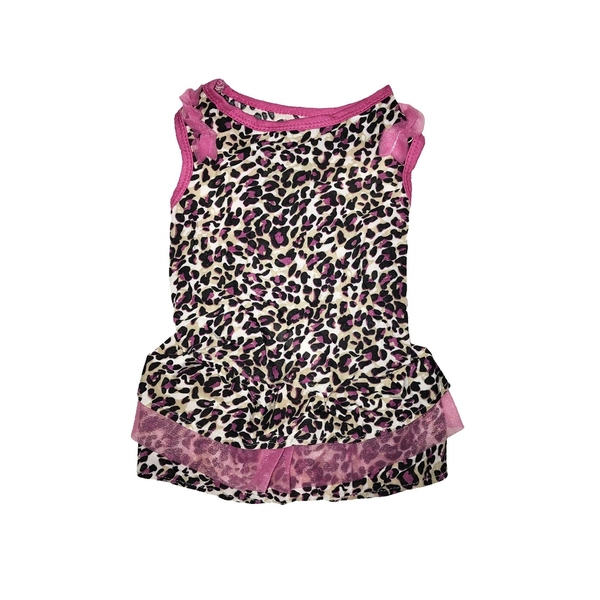 Dgfash-m Leopard Skirt, Pink - Medium