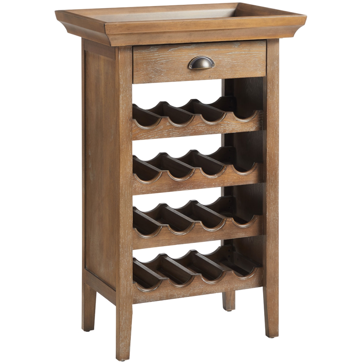 D1286a19br Tavor Wine Cabinet, Brown