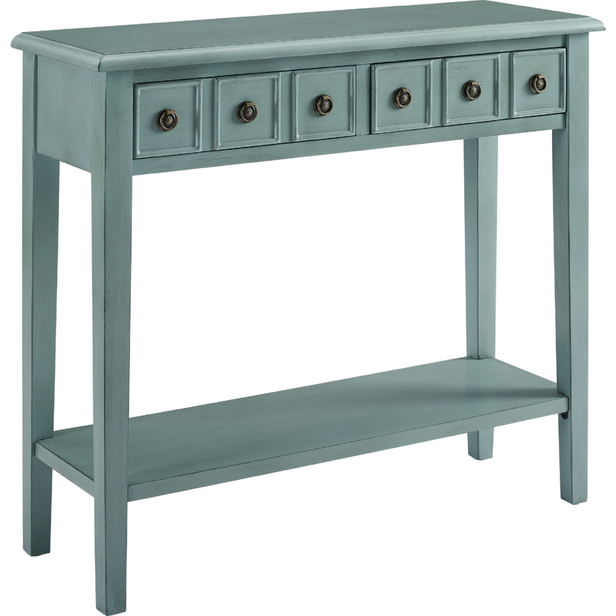 D1312a19t 38 In. Sadie Console Table, Teal