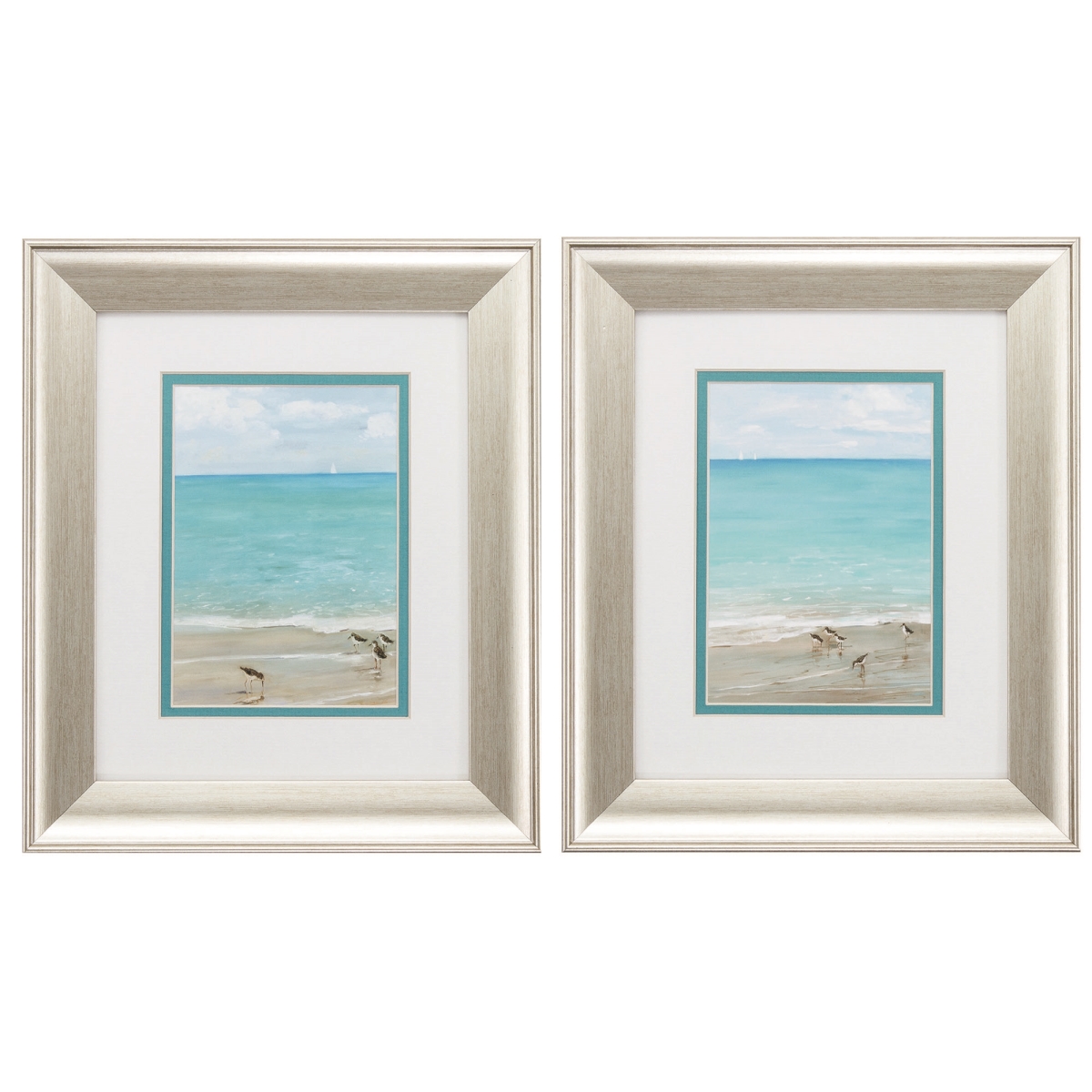 1054 Sunday At The Shore Photo Frame - Pack Of 2