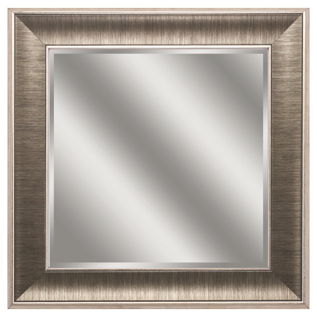 9940 Beveled Mirror - Gunmetal Gray Frame