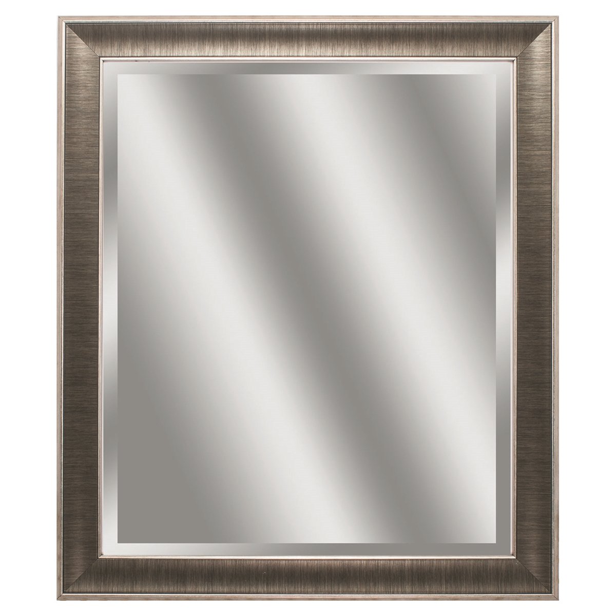 9941 Beveled Mirror - Gunmetal Gray Frame