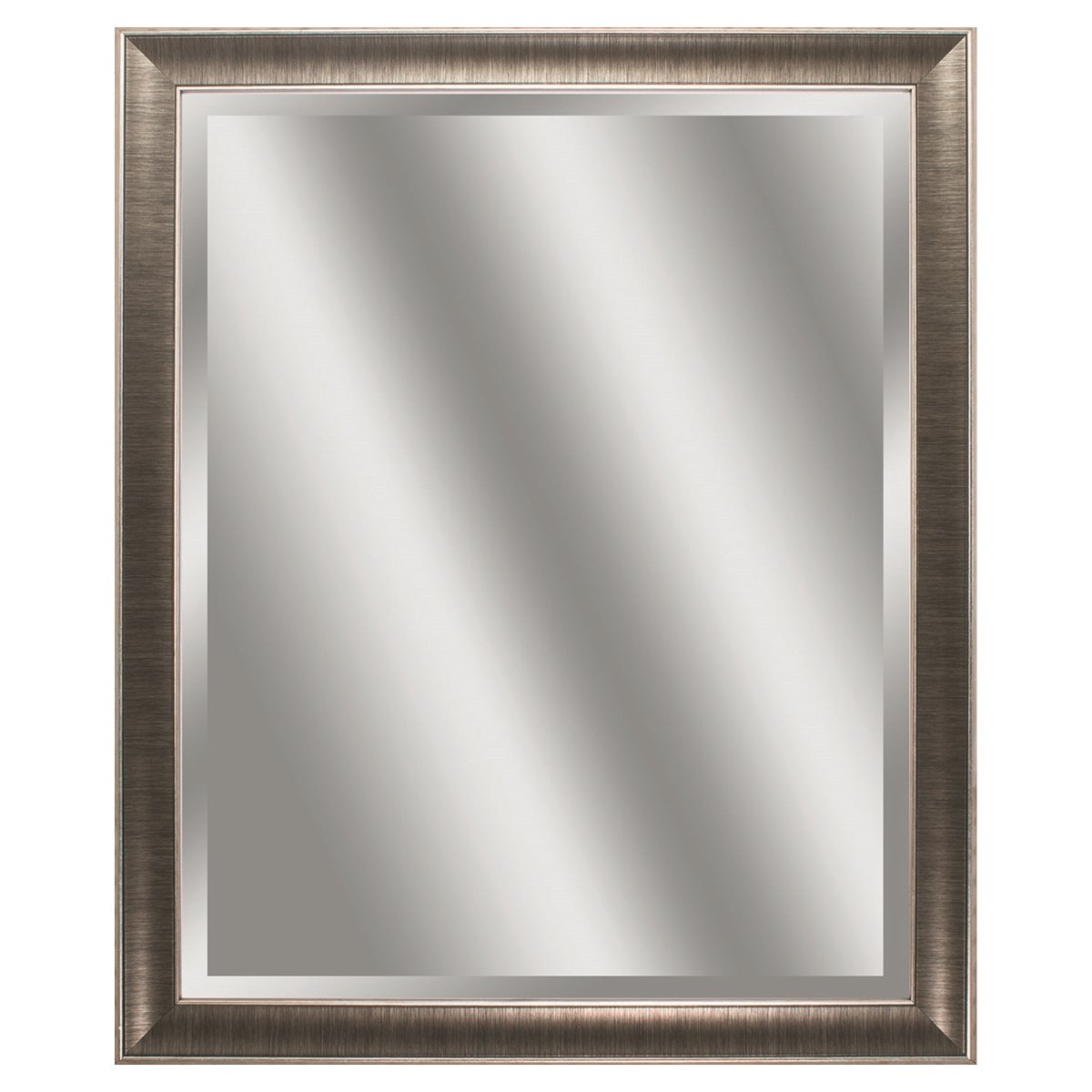 9942 Beveled Mirror - Gunmetal Gray Frame