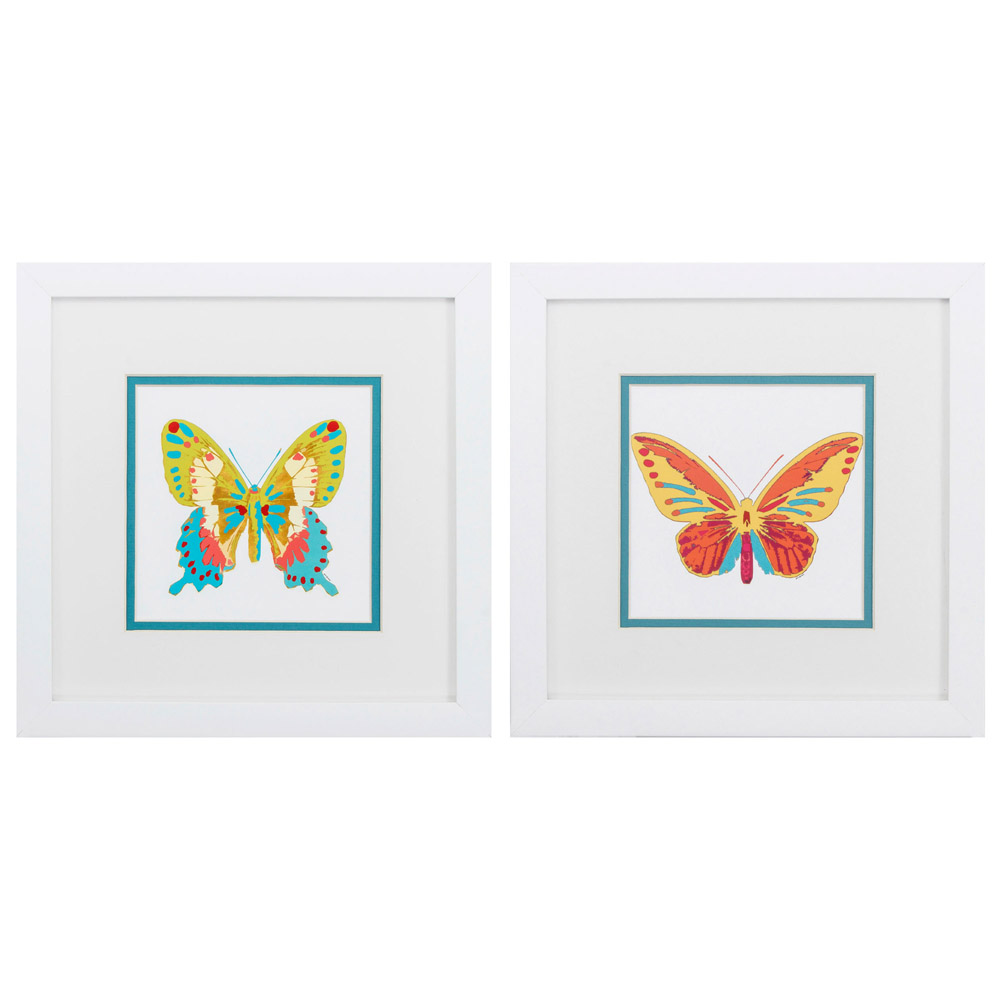 1519 Butterfly Wall Art - Pack Of 2