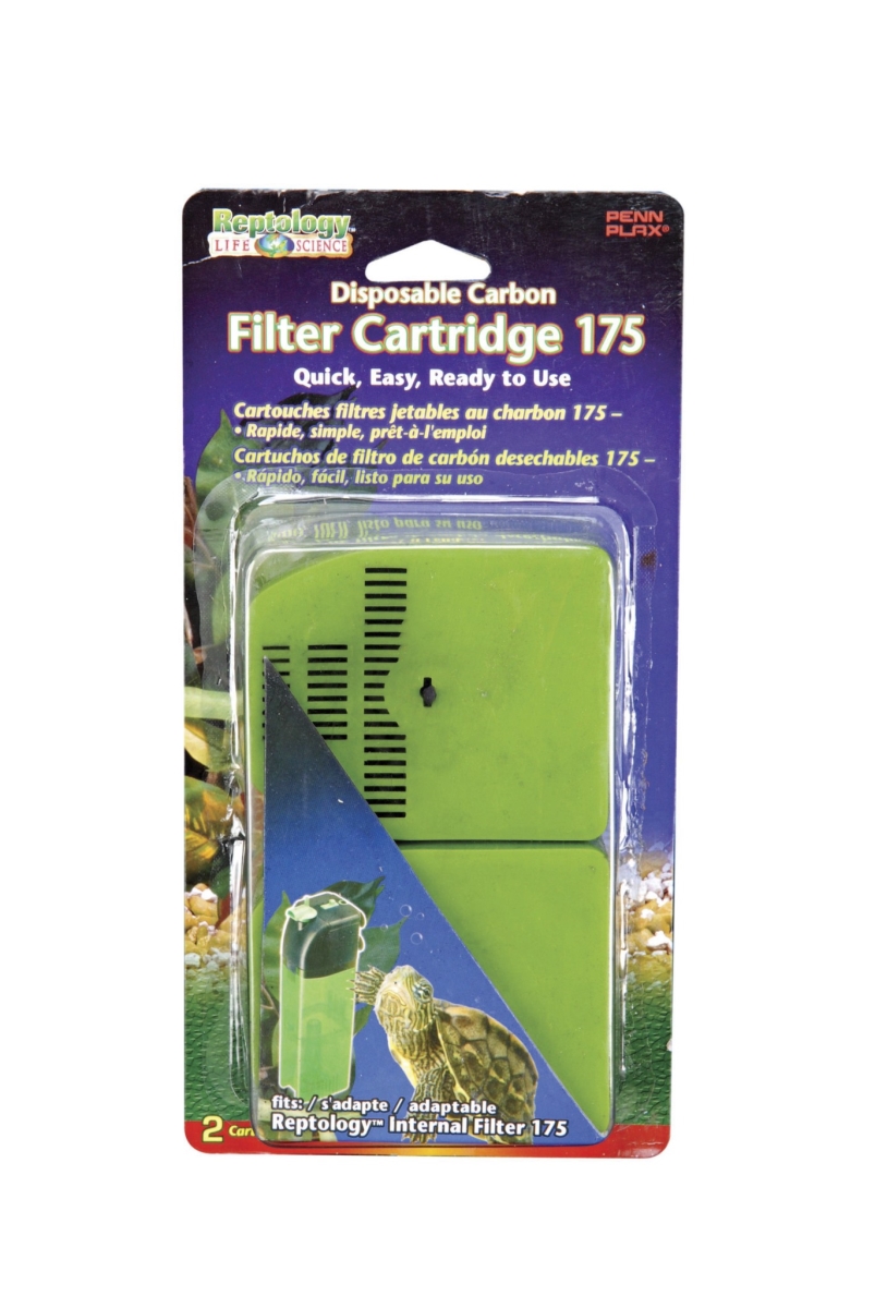 Penn Plax Rep177 Reptology 9.25 In. Internal Filter Replacement Cartridges