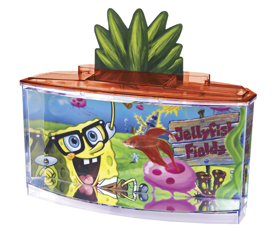 Penn Plax Sbk108 Spongebob Betta Goldfish Fish Tank