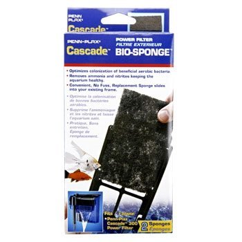 Cpf510 Cascade Power Filter Replacement Bio Sponge - Pack Of 2