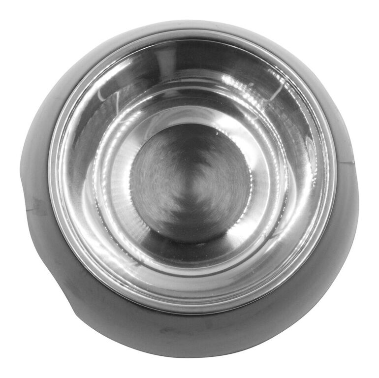 4p Pet Dog Bowl Non-slip Double Dog Bowl High-grade Stainless Steel Bowl Ruggedness