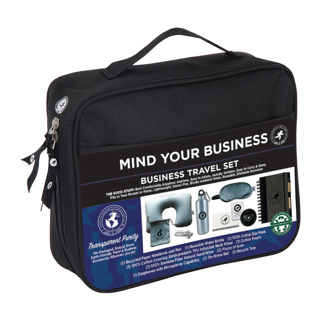 Potg4000 Mind Your Business Complete Pack, Eco-friendly Travel Accessories