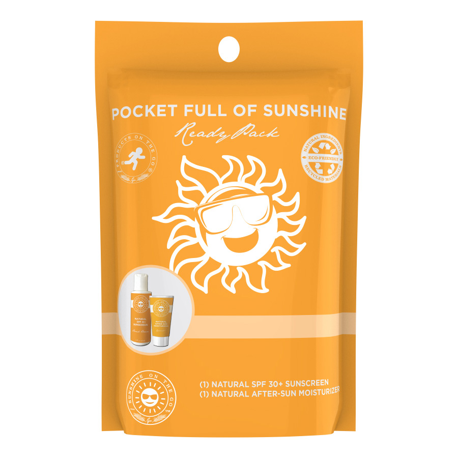 Potg3011 Pocket Full Of Sunshine Readypack Travel - Sized Natural Sun Care Set