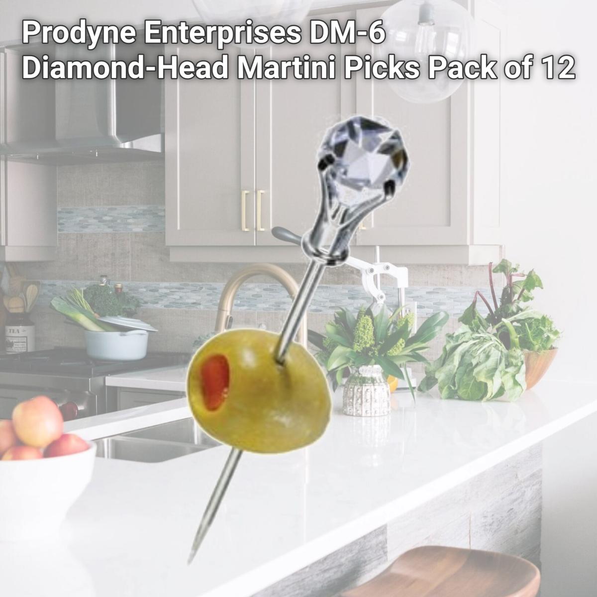 Picture of Prodyne Enterprises DM-6 Diamond-Head Martini Picks Pack of 12