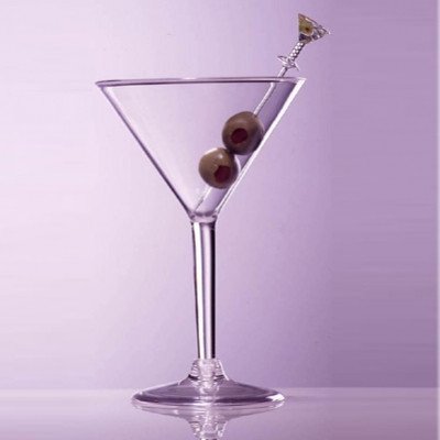 Af-8 Prima Acrylic 8 Oz Martini Glass - Pack Of 24