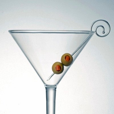 Mp-1 Spiral Stainless Steel Martini Picks Set Of 12