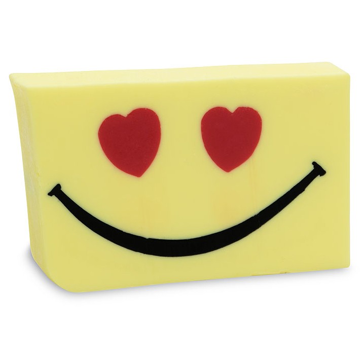 Swheyes Smiling Face With Heart Eyes 5.8 Oz. Bar Soap In Shrinkwrap