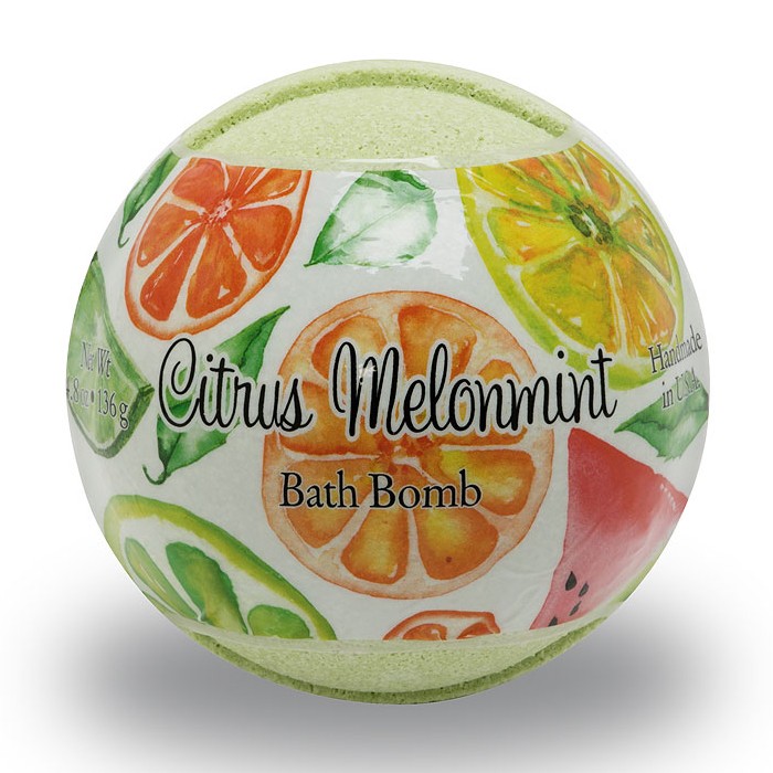 Bombcmm Citrus Melonmint 4.8 Oz. Bath Bomb