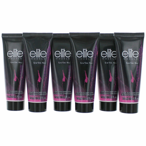 Awemny25bl6p Elite Models New York Muse 2.5 Oz Body Lotion For Womens - Pack Of 6