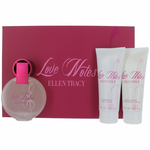 Awgetln3 Love Notes Gift Set For Womens, 3 Piece