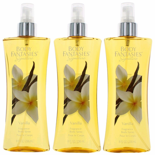 Awbfv8bs3p Vanilla 8 Oz Fragrance Body Spray For Womens - Pack Of 3