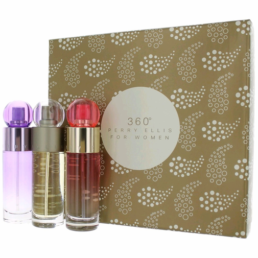Awg360tri 360 Variety Makeup Gift Set For Womens - 3 Piece