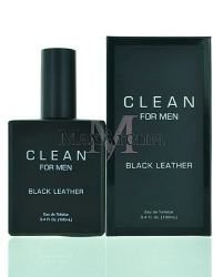 Amclnbl34s 3.4 Oz Clean Black Leather By Dlish Eau De Toilette Spray For Men