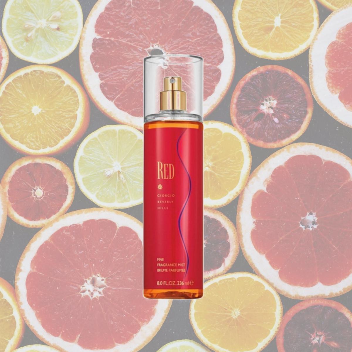 Picture of Beverly Hills awredg8bm 8 oz Red by Giorgio Body Mist for Women