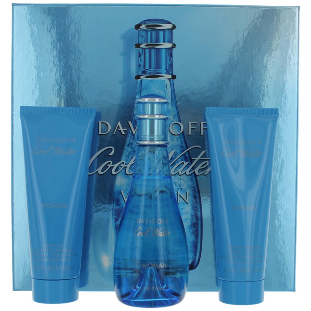 Awgcwt Cool Water By , 3 Piece Gift Set For Women