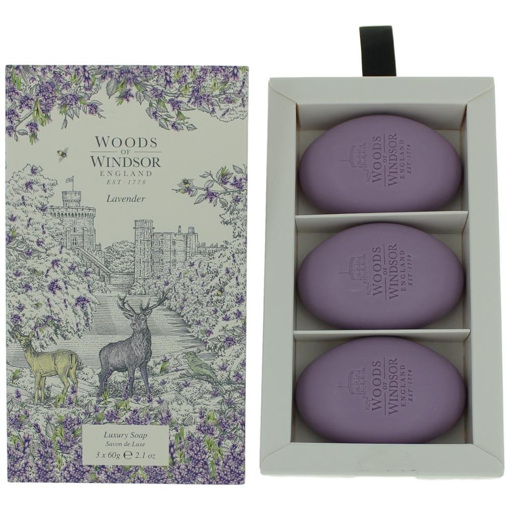 Lavender Luxury Soap For Women - 3 X 2.1 Oz.