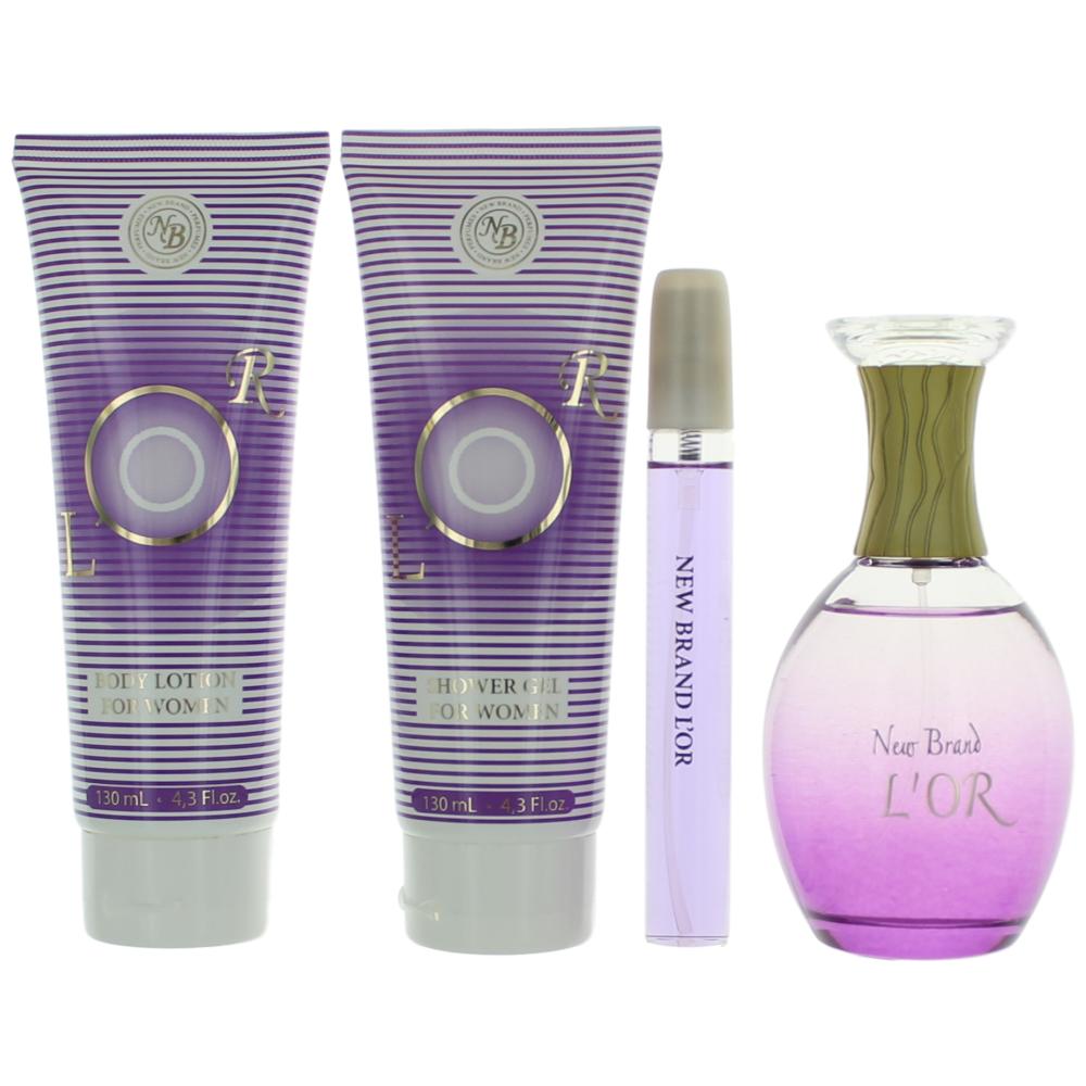 Awgnb4n L-or Gift Set For Women, 4 Piece