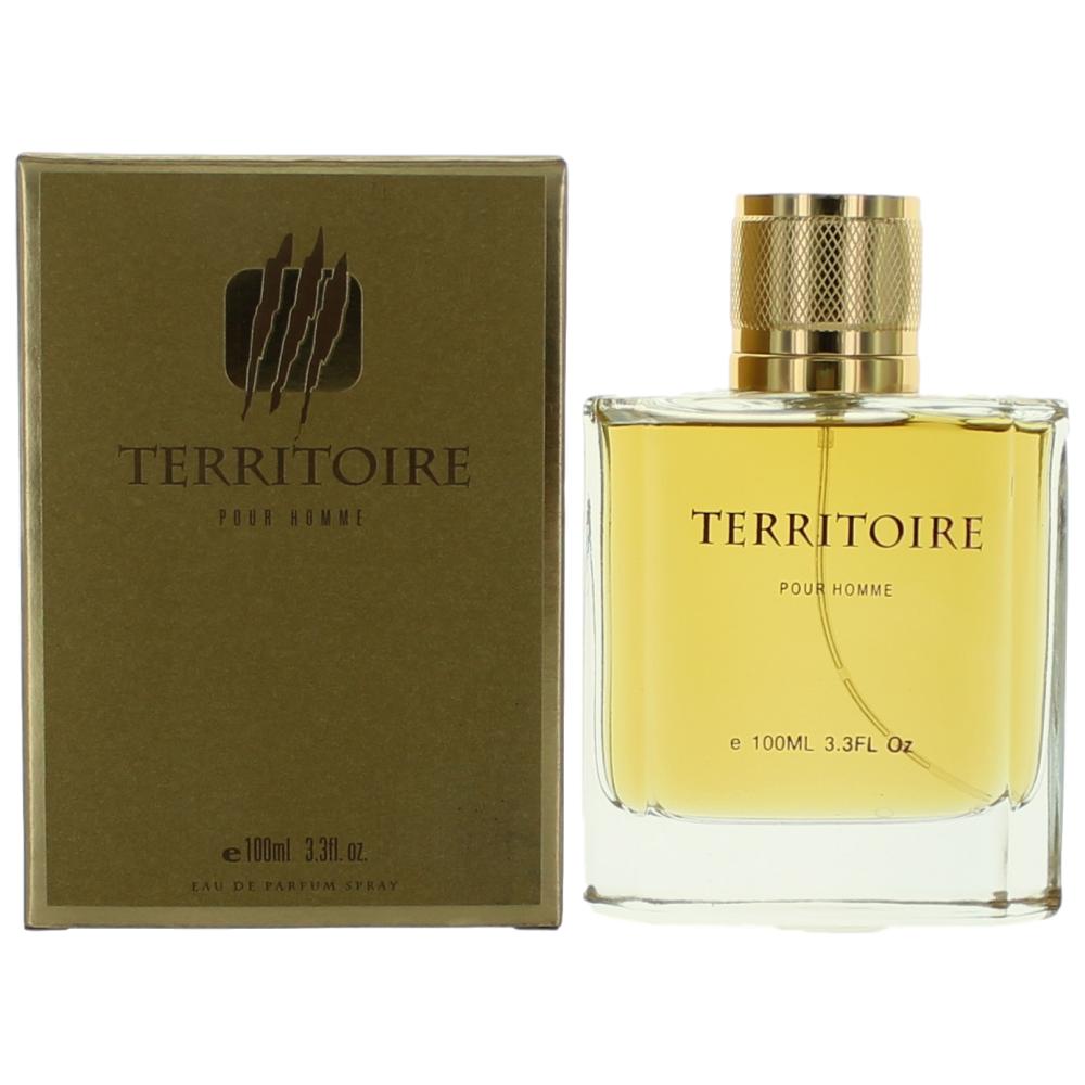 Amtego34s 3.4 Oz Territoire Gold Eau De Parfum Spray For Men