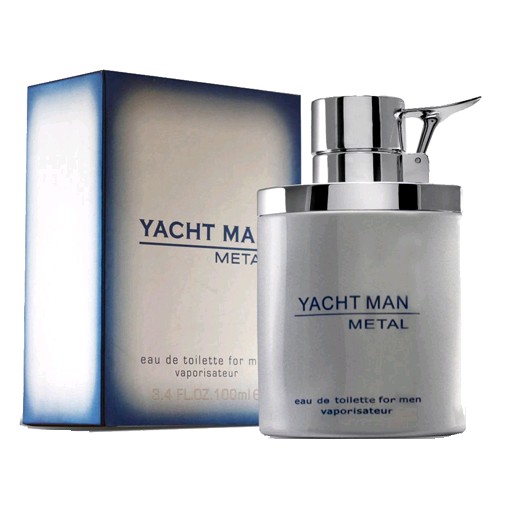 Amyacm34s 3.4 Oz Yacht Man Metal Eau De Toilette Spray For Men