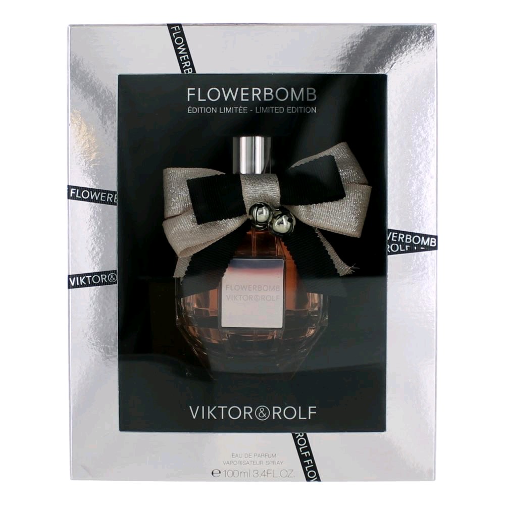 Viktor & Rolf Awfble34ps 3.4 Oz Flowerbomb Limited Edition Eau De Parfum Spray For Women