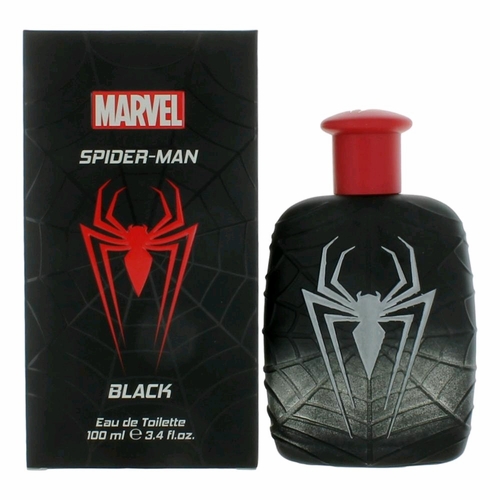 Amspdrmd34s 3.4 Oz Spiderman Black Eau De Toilette Spray For Men