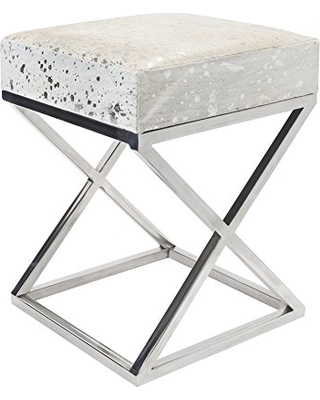Fu-29187 1 Ft. X 3 In. & 1 Ft. X 3 In. Steel & Cowhide Leather Bench