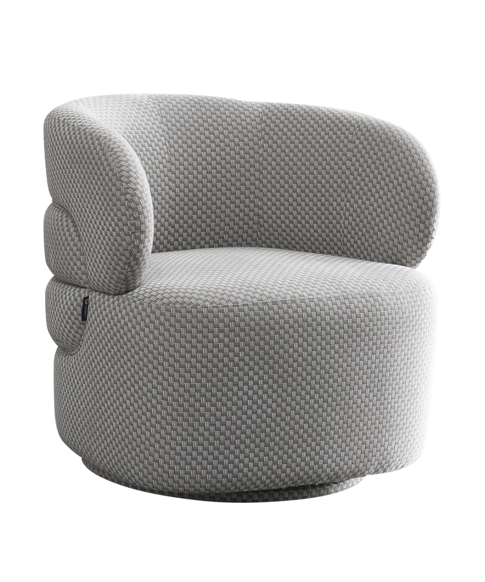 Pzw-856 Noho Bleeker Accent Chair - Silver