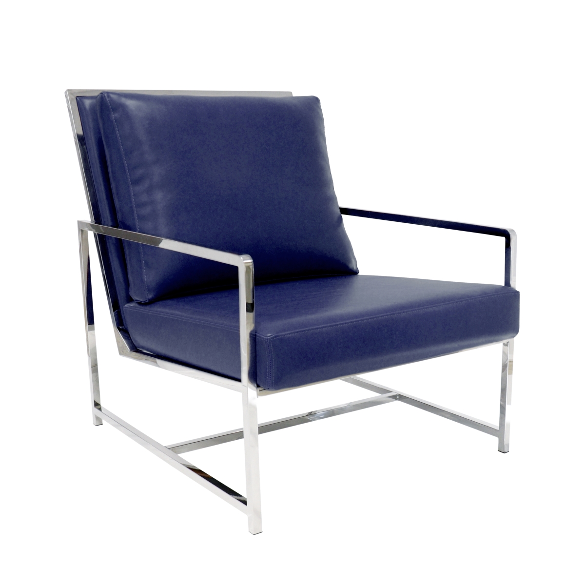 Y-1016n Luxe Collection Chair, Navy - 27.6 X 35 X 32.7 In.