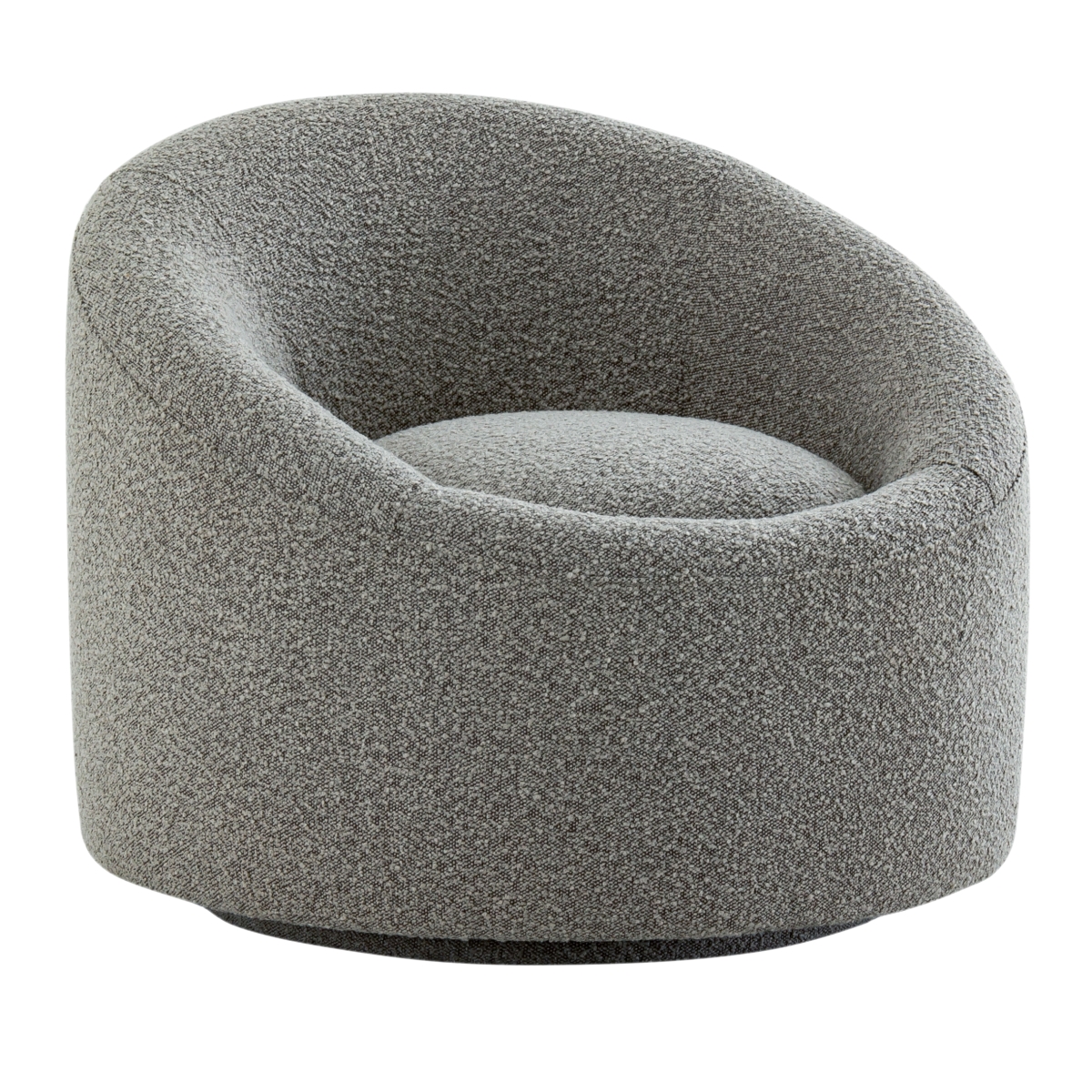 Pzw-993 Sienna Collection Modern Swivel Chair, Grey