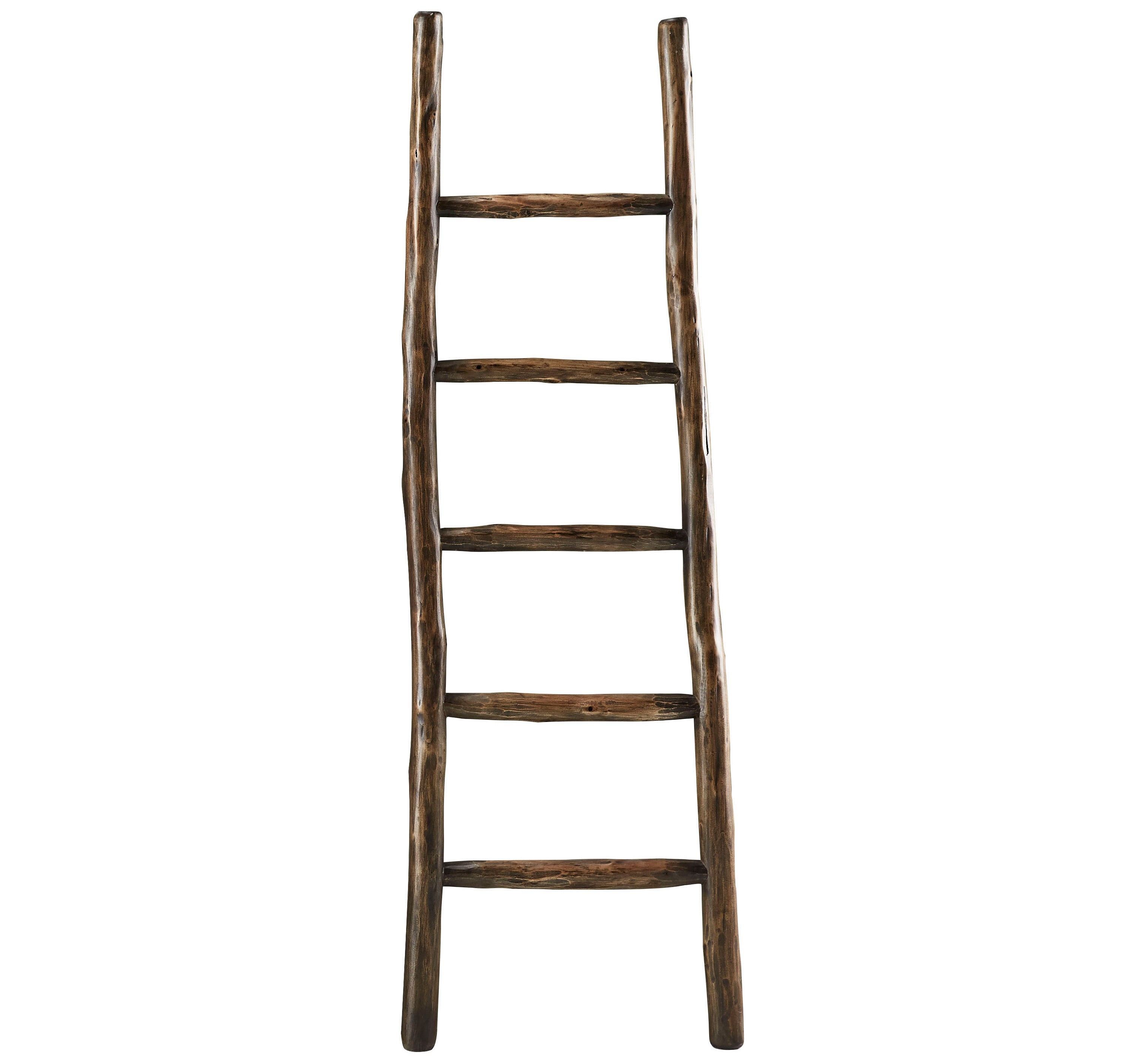 A212-10f 68 X 24 X 3 In. Millie Blanket Ladder - French Roast